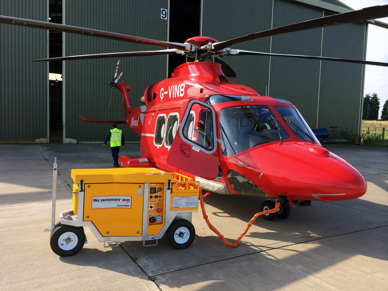 Bond Offshore Helicopters acquire Scammer 300 GPU - action shot
