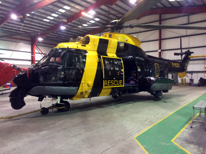 Powervamp Support Team Keep Sumburgh Search and Rescue Flying